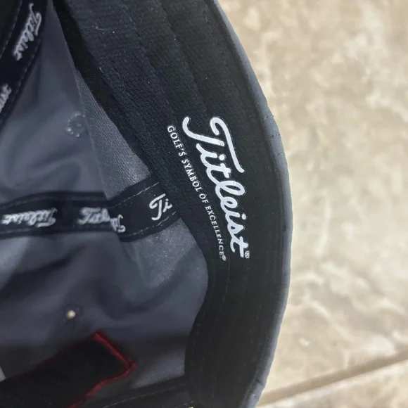Titleist Adult Tour‎ Performance Golf Hat charcoal gray - Picture 10 of 12